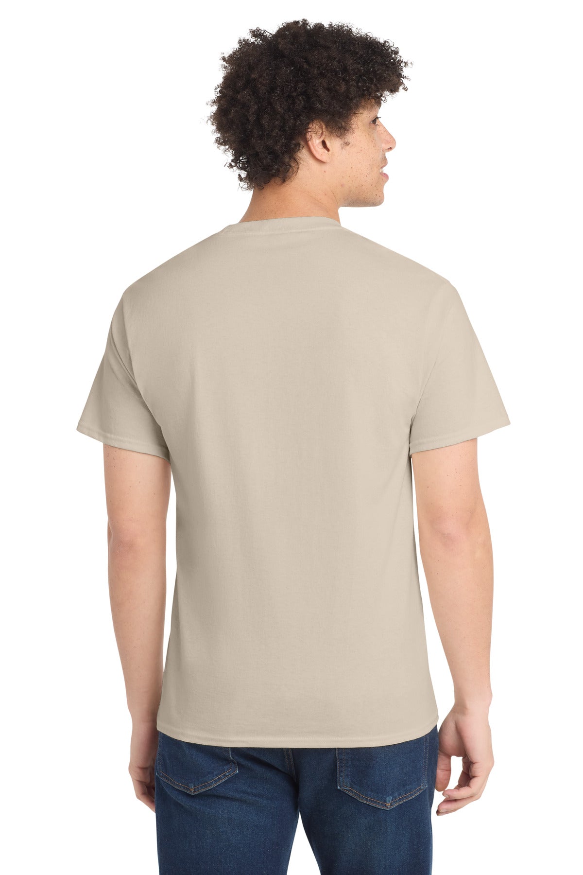 Port & Co PC54 — Light Sand — back