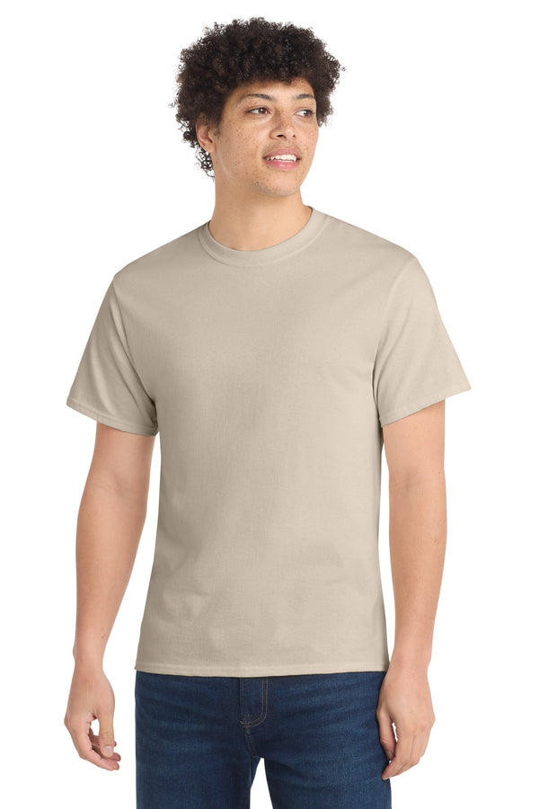 Port & Co PC54 — Light Sand — front