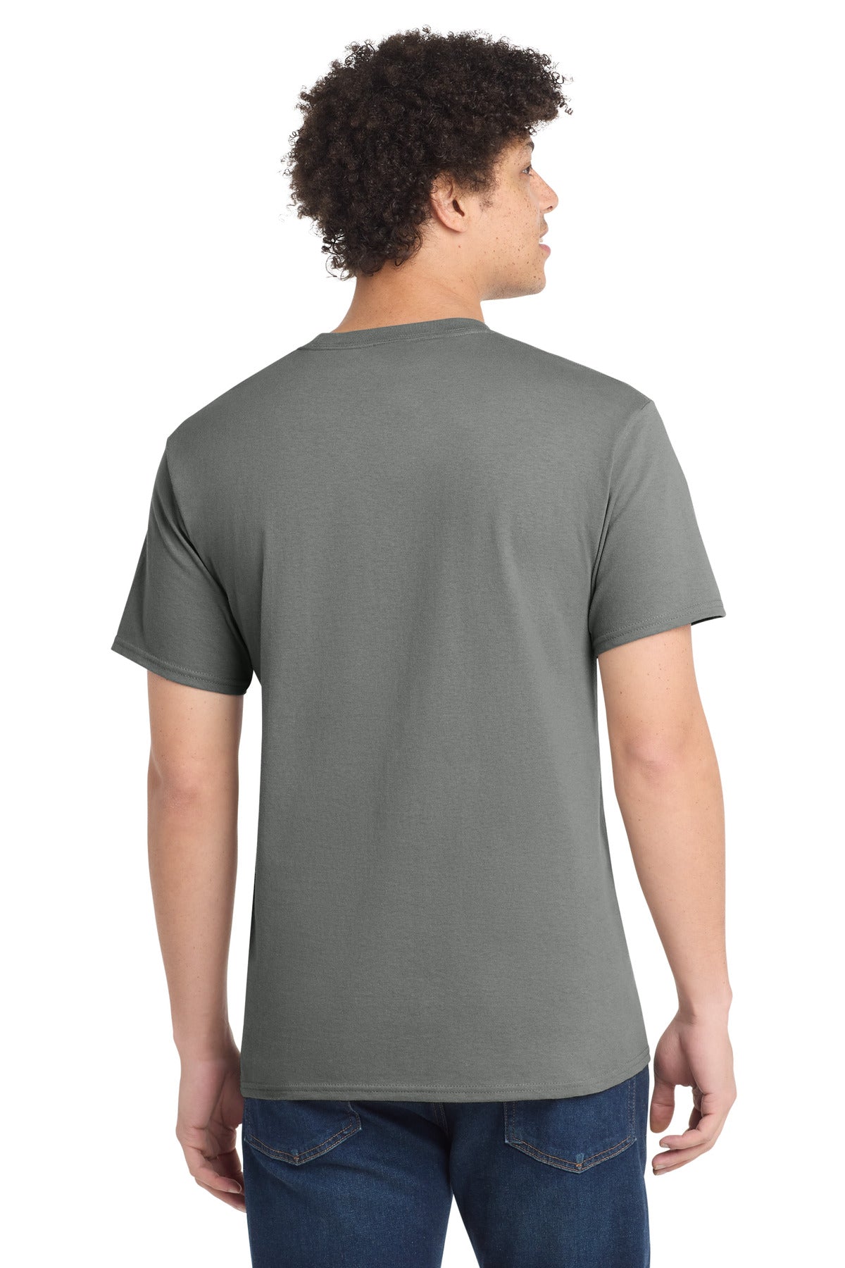 Port & Co PC54 — Medium Grey — back