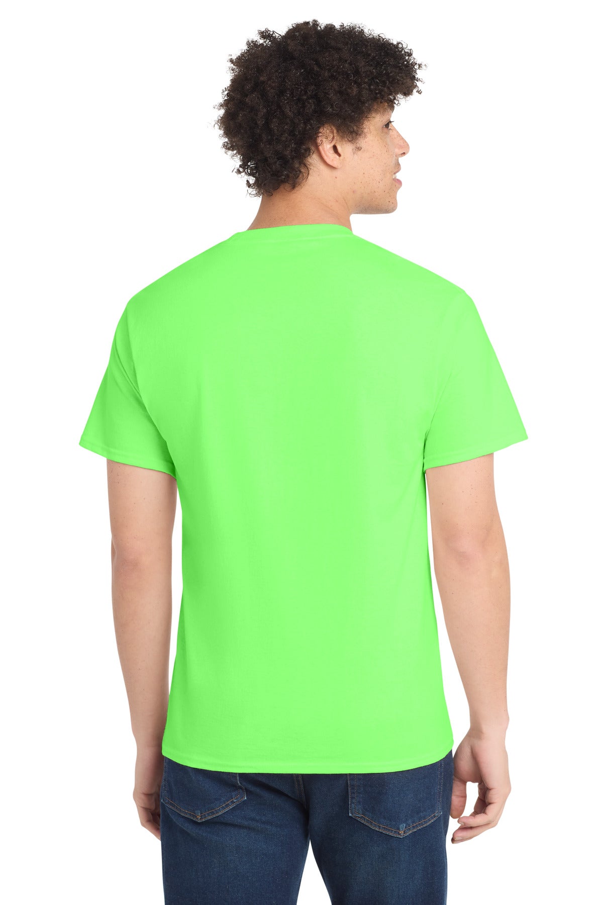 Port & Co PC54 — Neon Green — back
