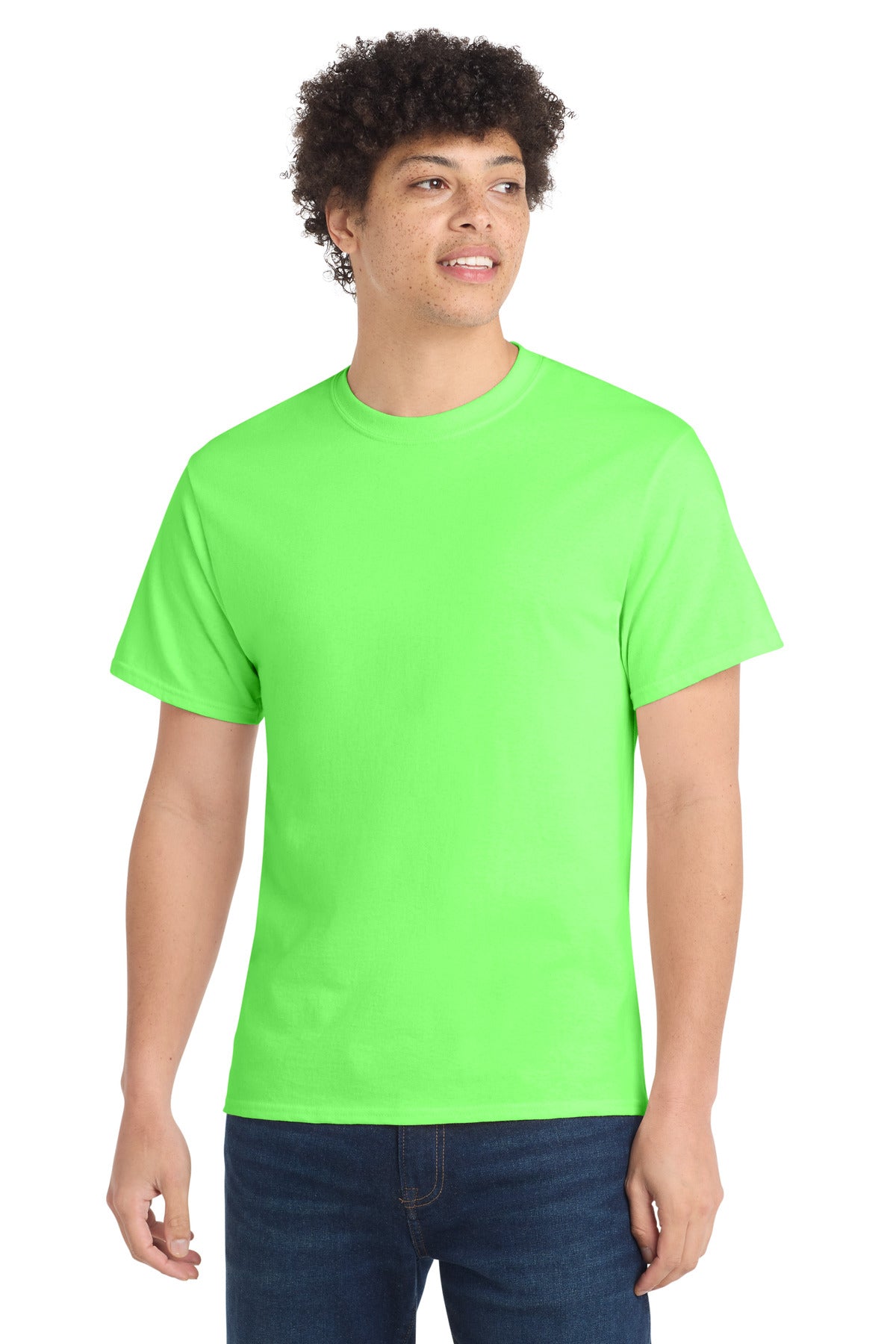 Port & Co PC54 — Neon Green — front