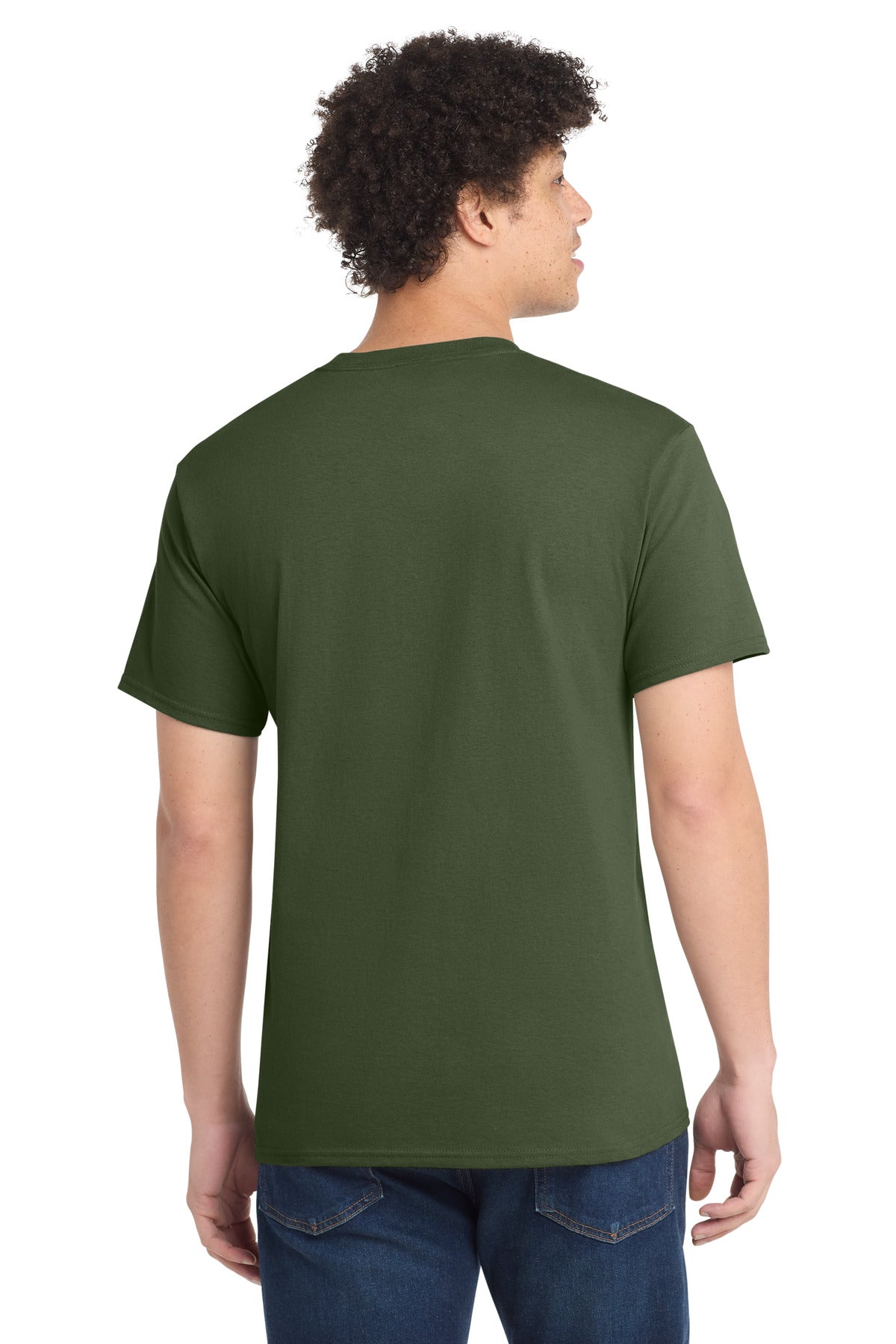 Port & Co PC54 — Olive — back