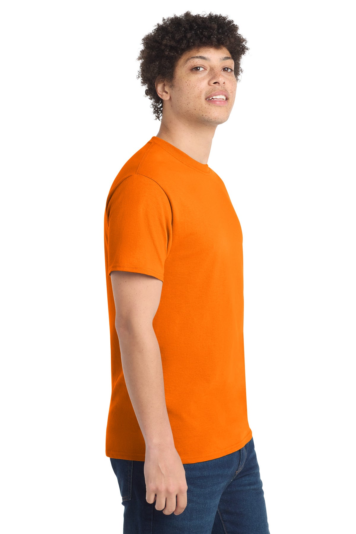 Port & Co PC54 — Tennessee Orange — side