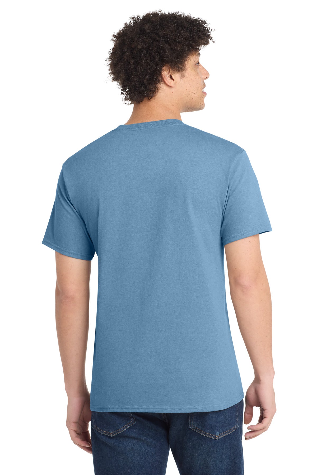 Port & Co PC54 — Tundra Blue — back