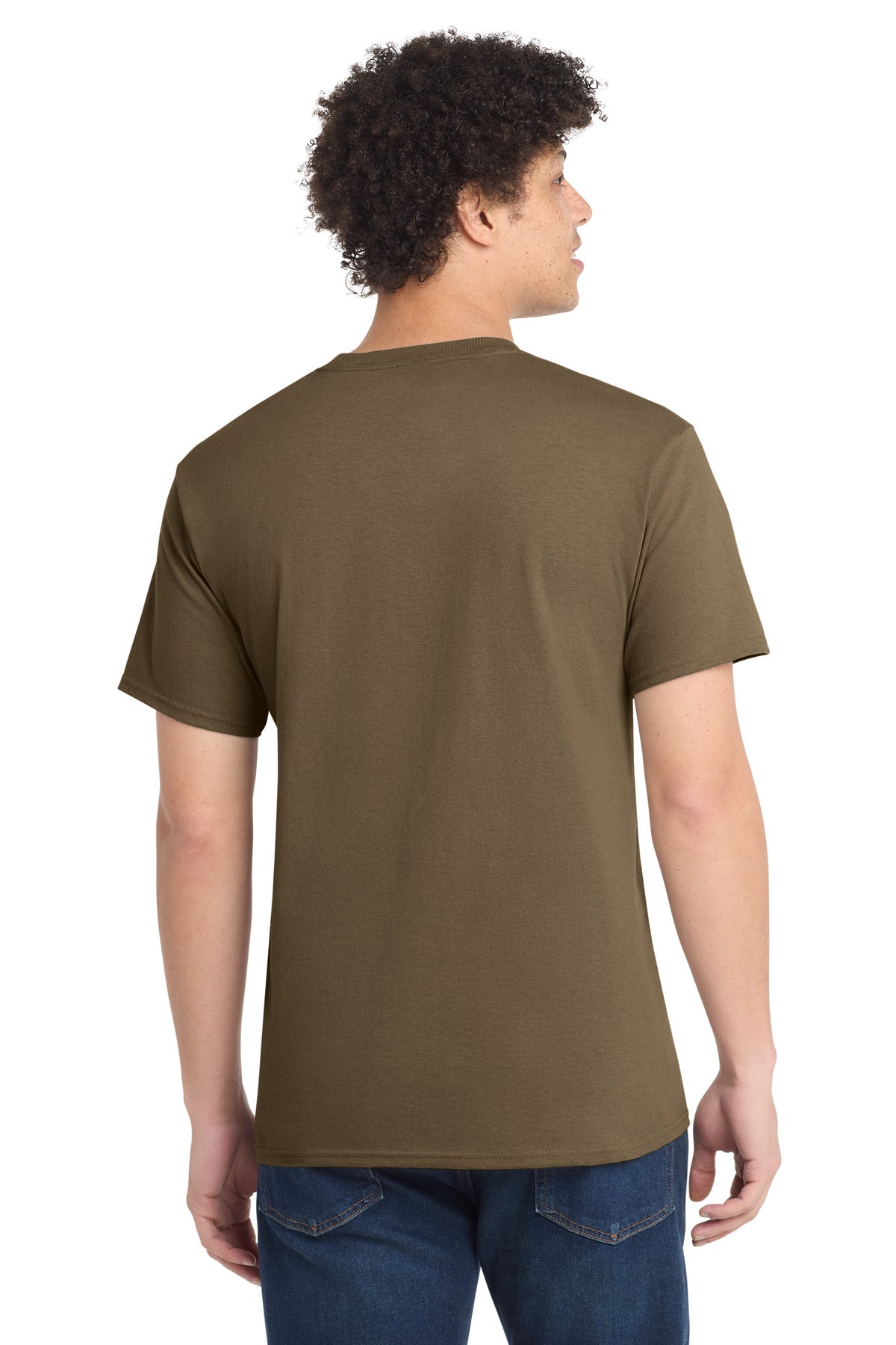 Port & Co PC54 — Woodland Brown — back