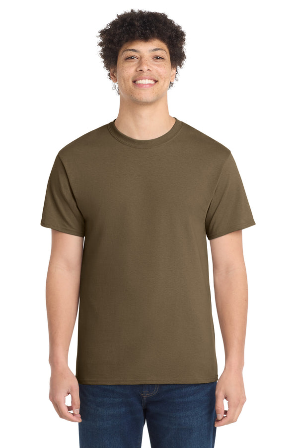 Port & Co PC54 — Woodland Brown — front