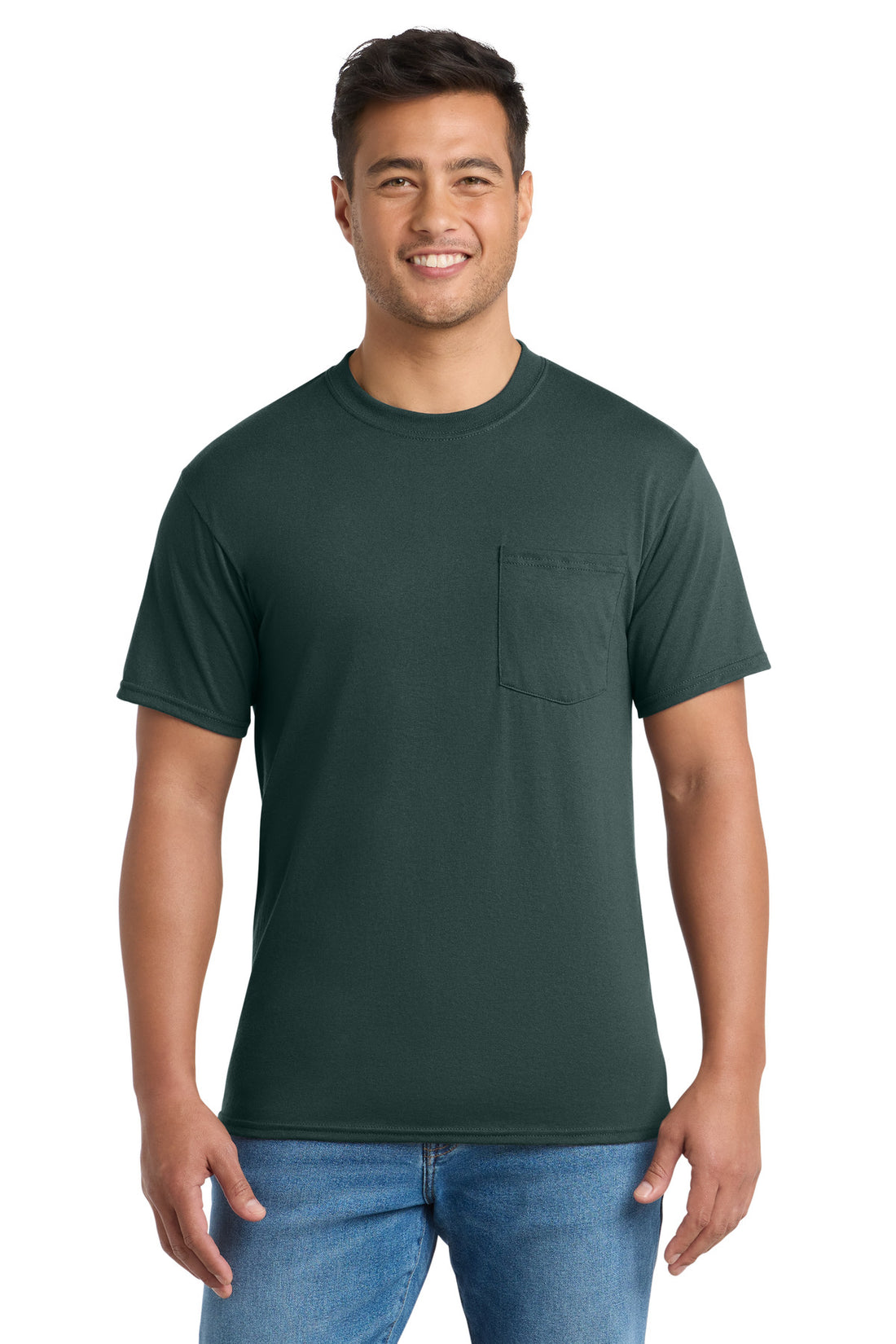 Port & Co PC55P — Dark Green