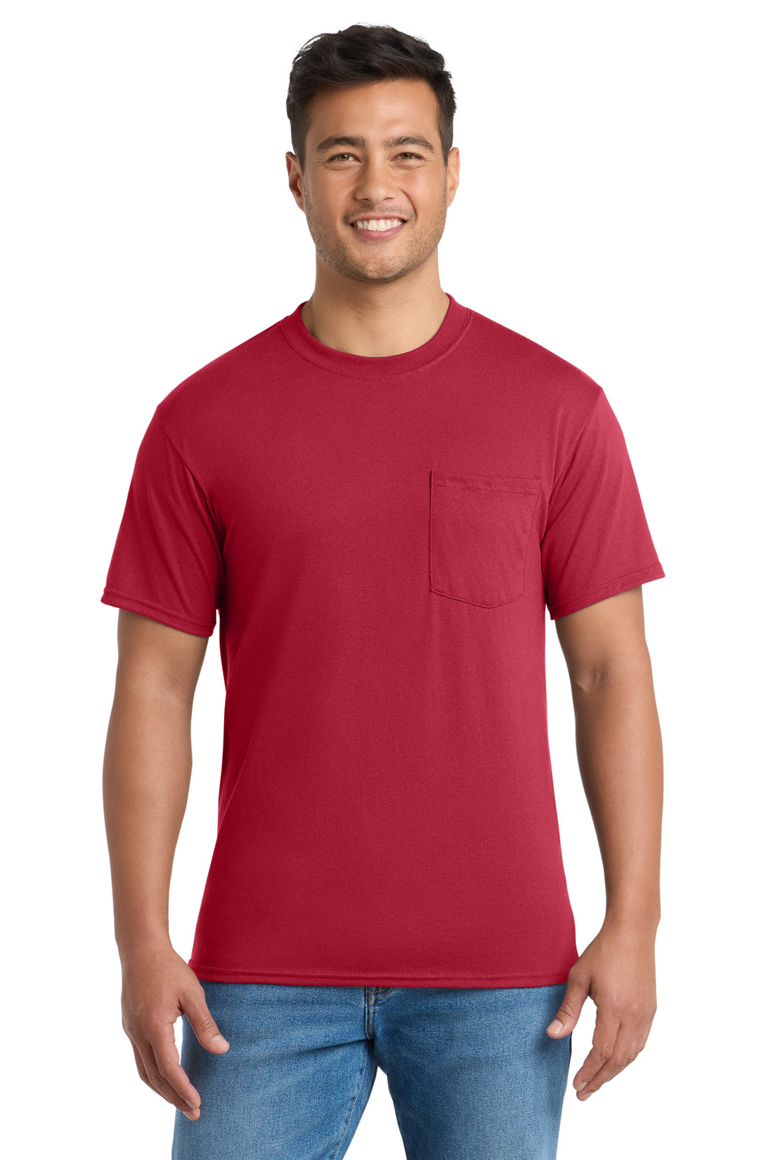 Port & Co PC55P — Red