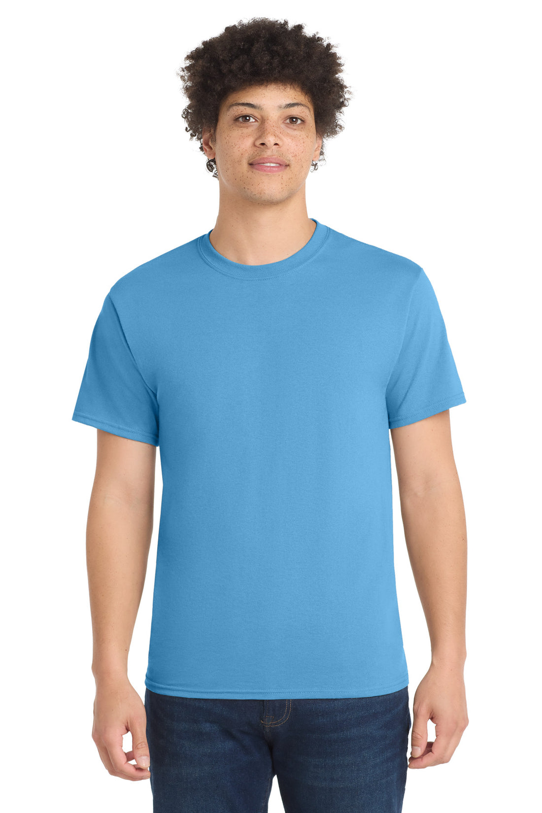 Port & Co PC55 — Aquatic Blue