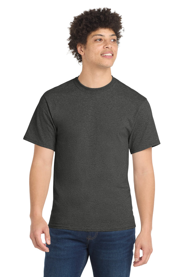 Port & Co PC55 — Black Heather — front