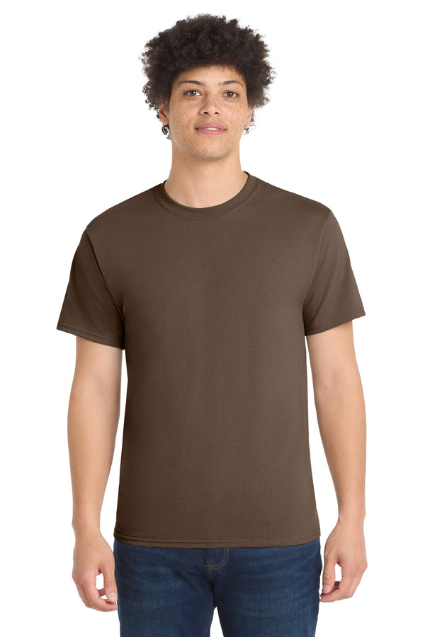 Port & Co PC55 — Brown — front