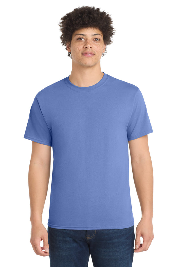 Port & Co PC55 — Carolina Blue — front