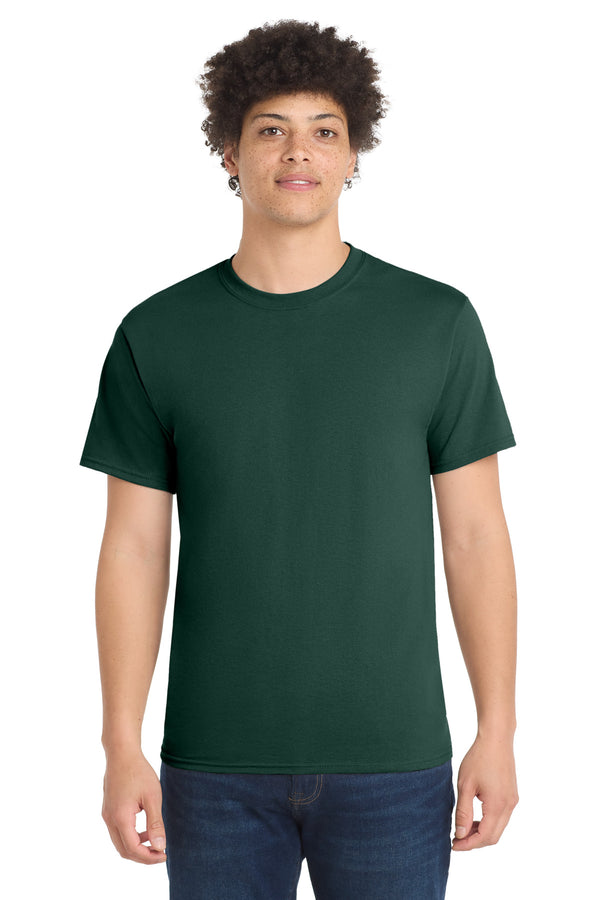 Port & Co PC55 — Dark Green — front