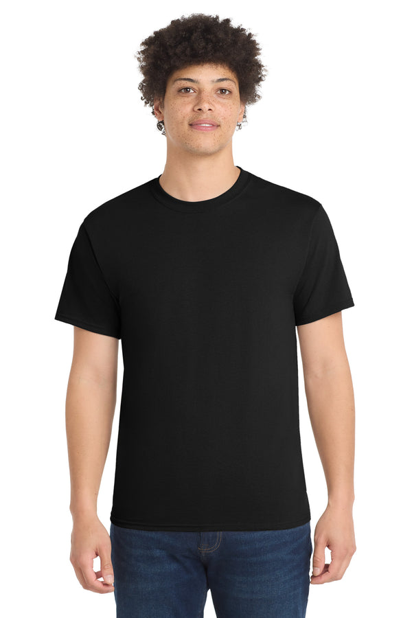 Port & Co PC55 — Jet Black — front