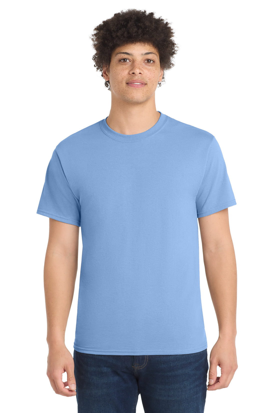 Port & Co PC55 — Light Blue