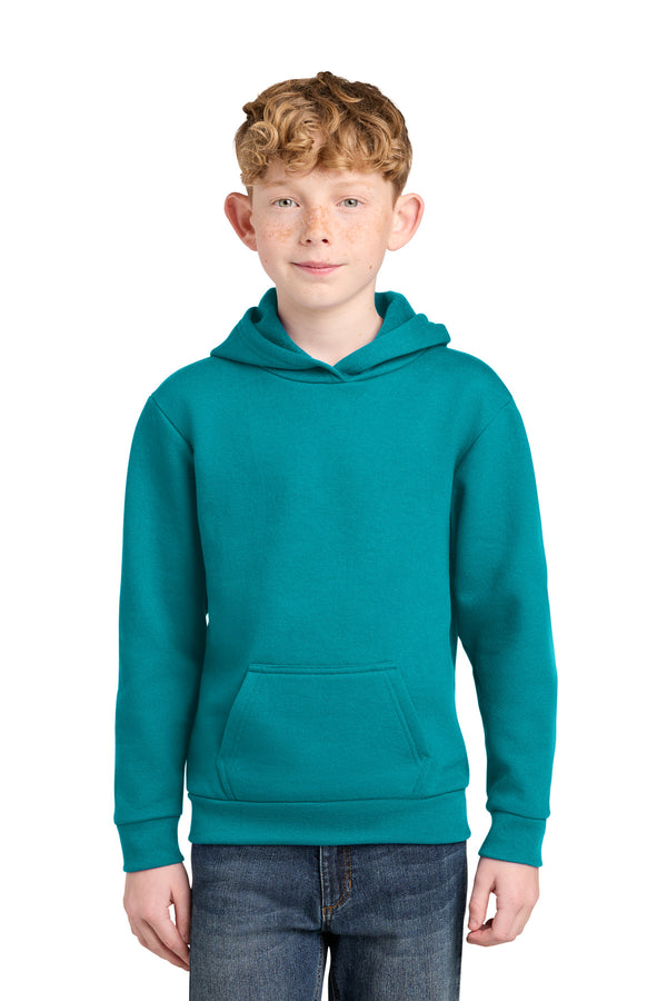 Port & Co PC68YH — Bright Aqua — front
