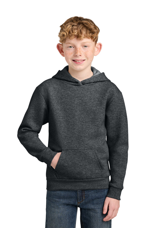 Port & Co PC68YH — Dark Heather Grey — front