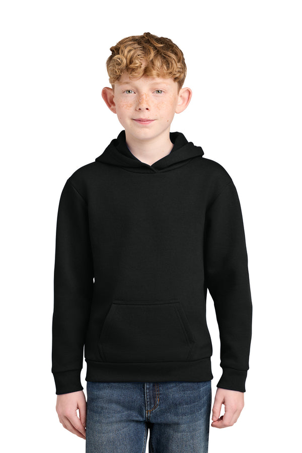 Port & Co PC68YH — Jet Black — front