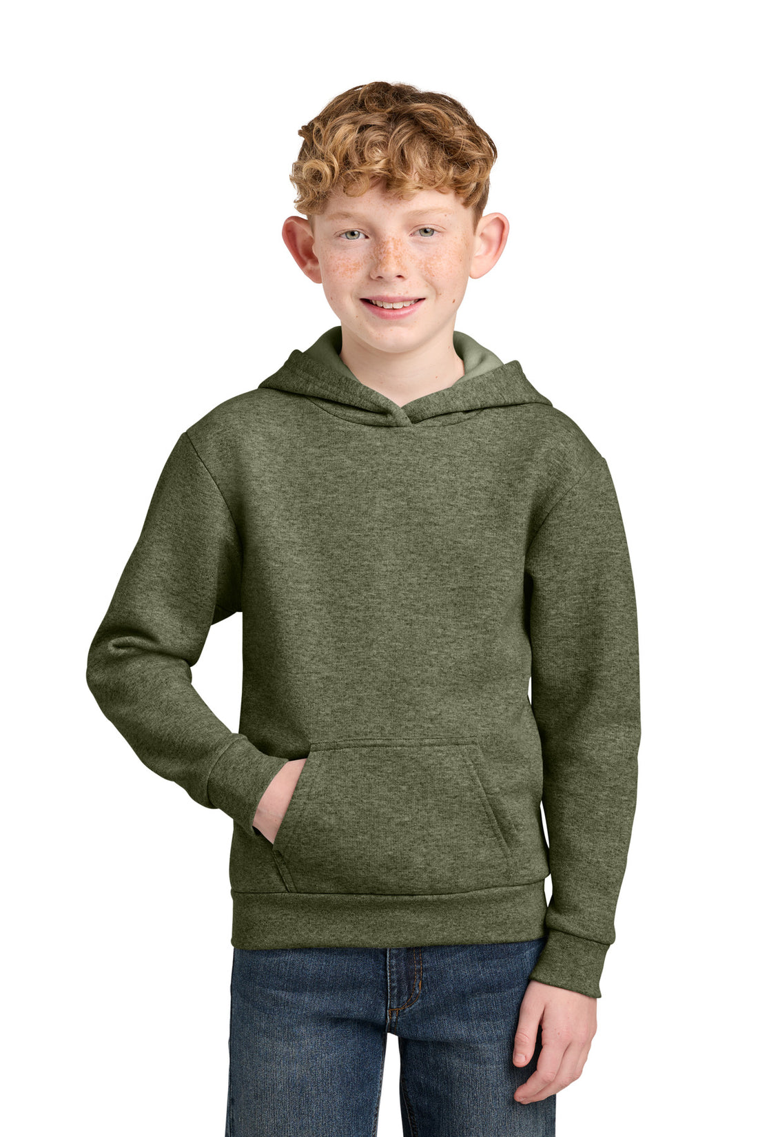 Port & Co PC68YH — Olive Drab Green Heather
