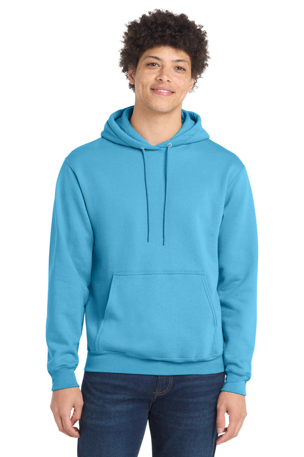 Port & Co PC78H — Aquatic Blue — front