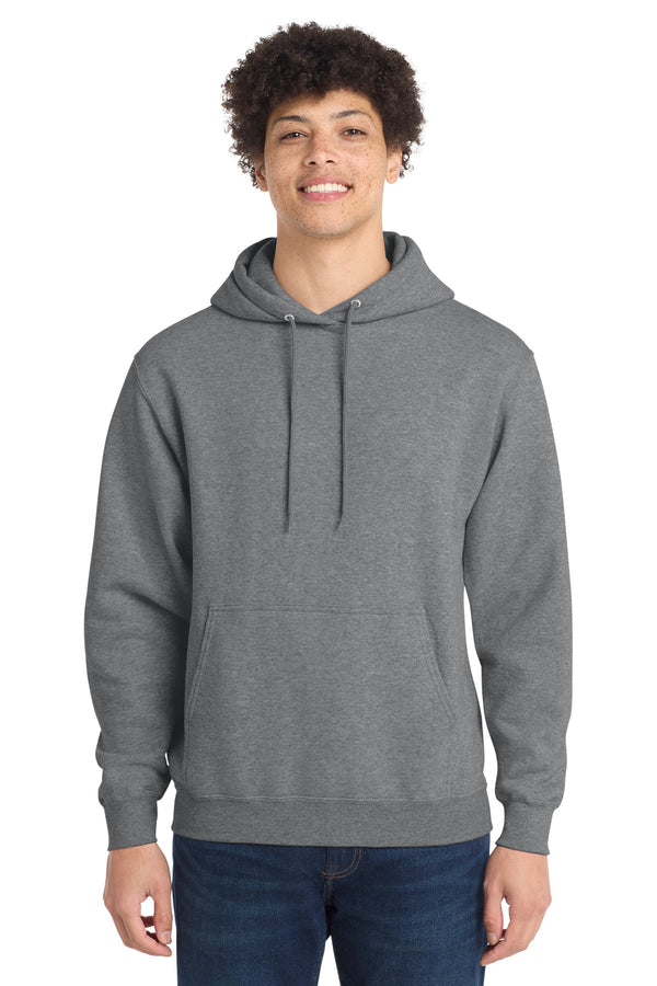 Port & Co PC78H — Graphite Heather — front