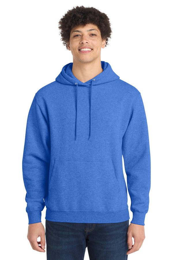 Port & Co PC78H — Heather Royal — front