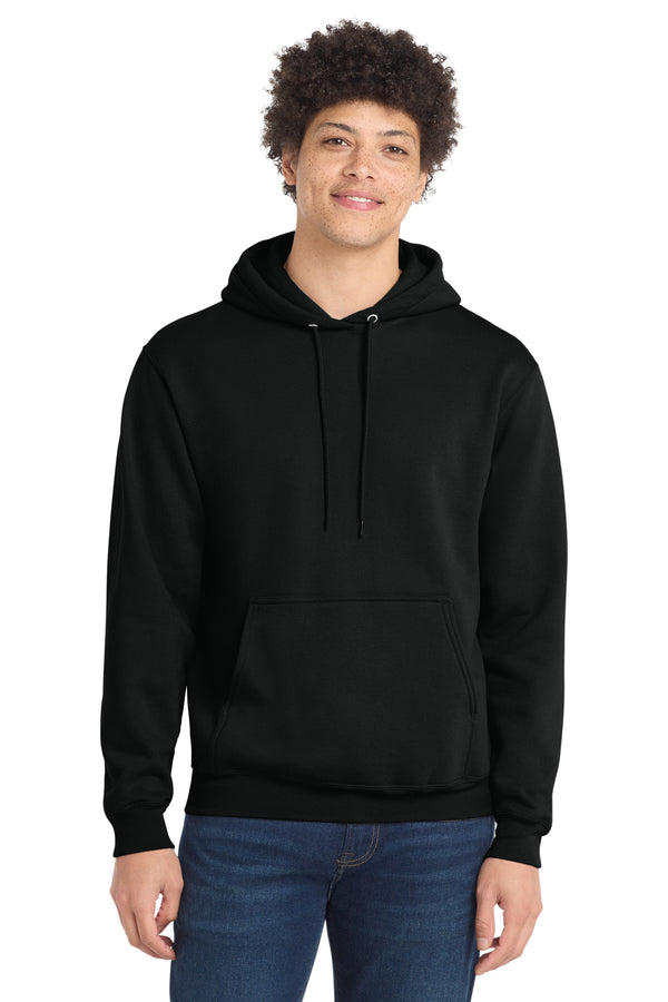 Port & Co PC78H — Jet Black — front