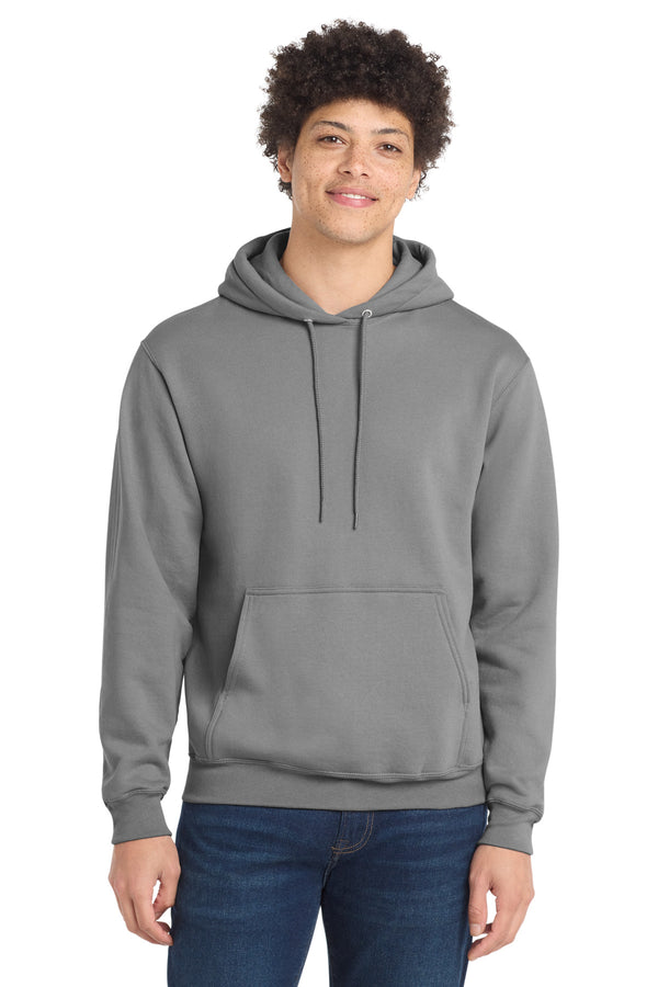 Port & Co PC78H — Medium Grey — front