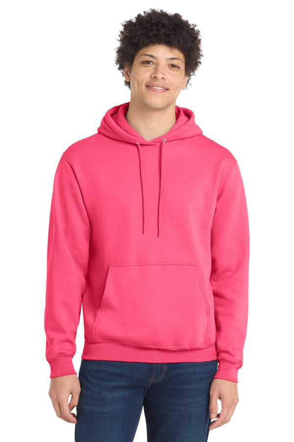 Port & Co PC78H — Neon Pink — front