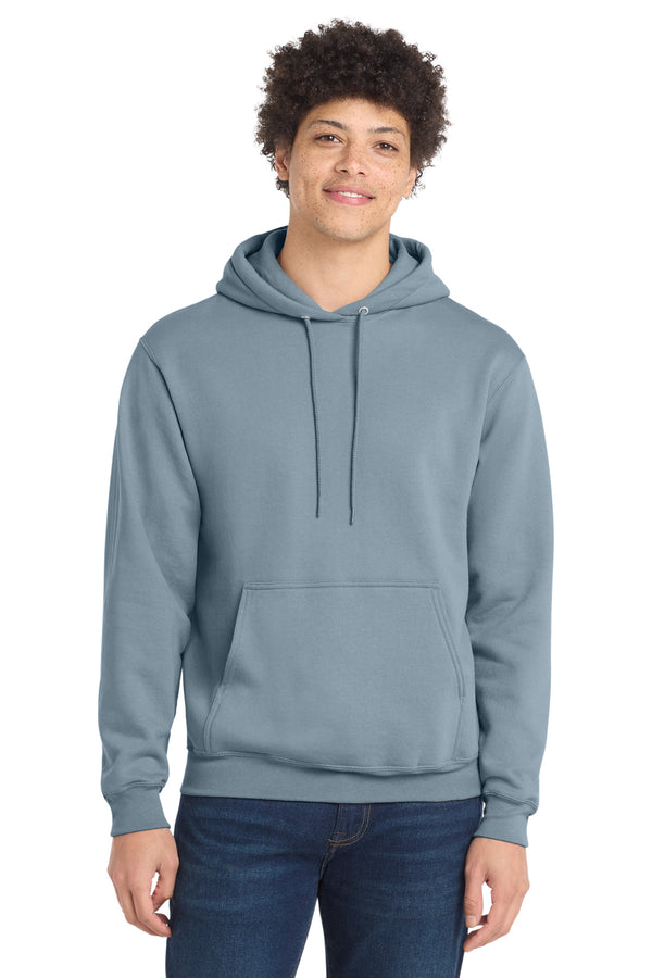 Port & Co PC78H — Stonewashed Blue — front