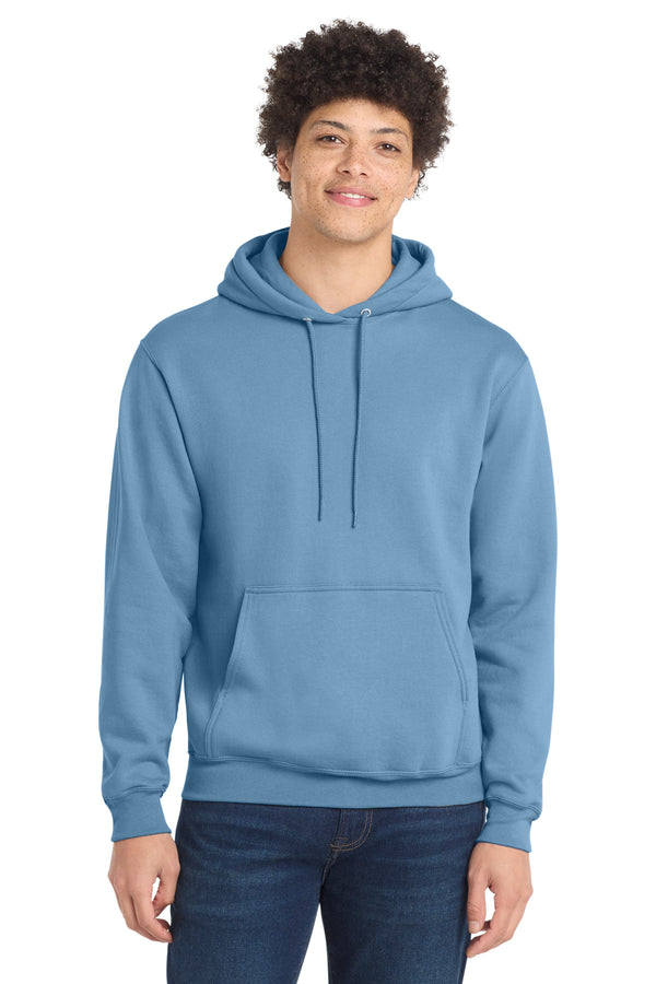 Port & Co PC78H — Tundra Blue — front