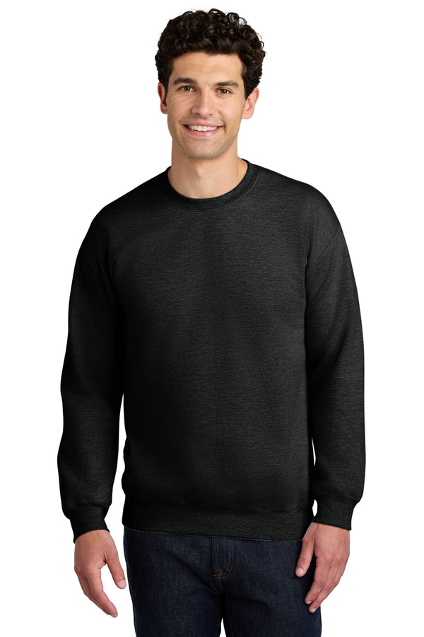 Gildan SF000 — Heather Black — front