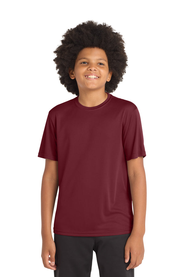 Sport-Tek YST350 — Maroon — front