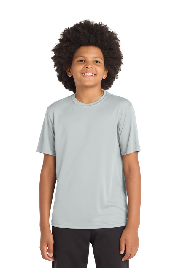 Sport-Tek YST350 — Silver — front